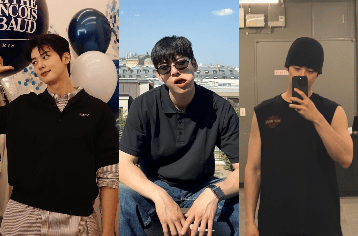 7 Inspirasi OOTD Nuansa Hitam ala Cha Eun Woo, Effortlessly Cool!