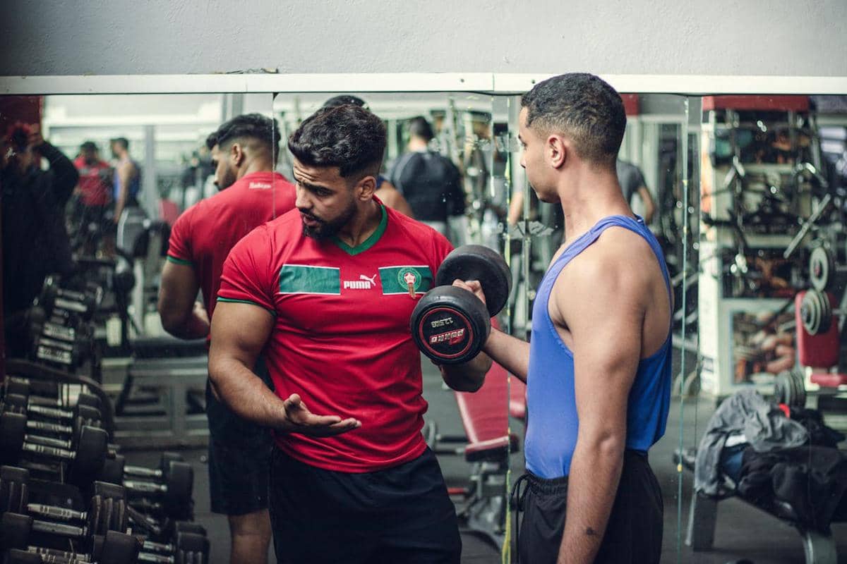 ilustrasi teman gym