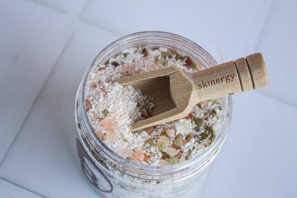 ilustrasi DIY bath salt garam Inggris 