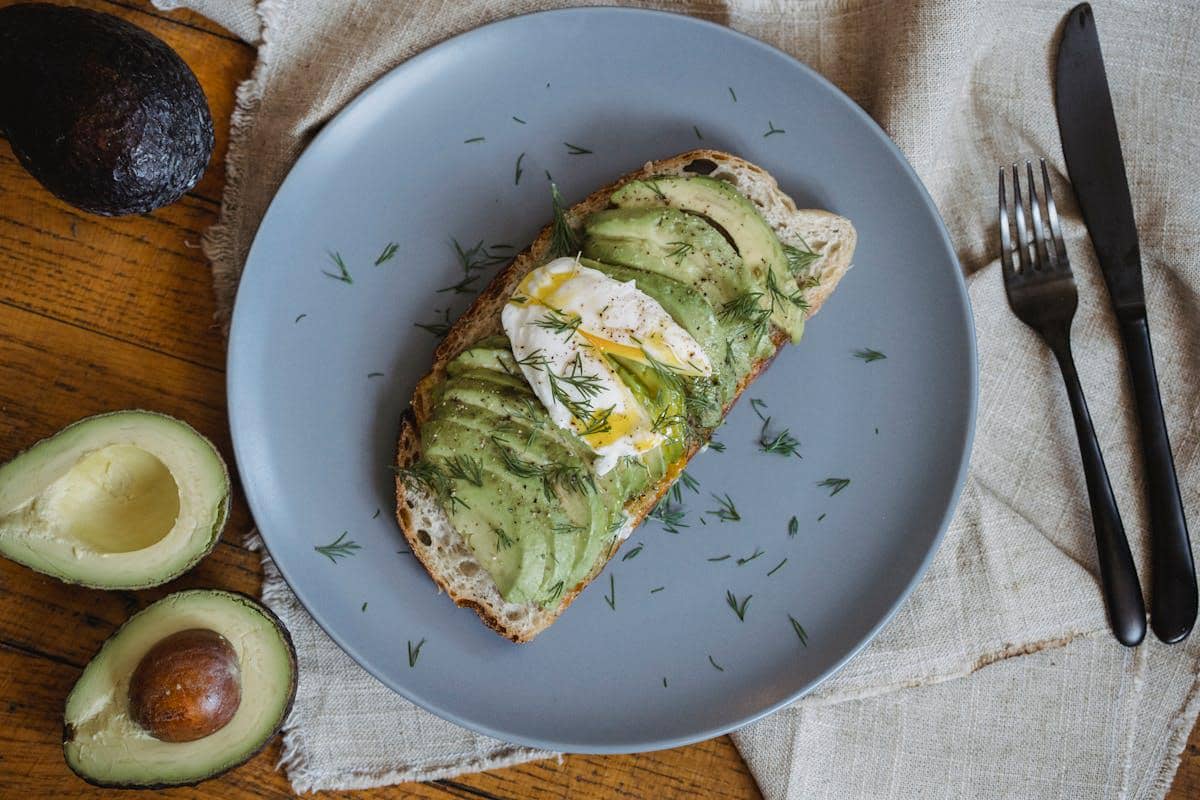ilustrasi avocado toast sourdough 