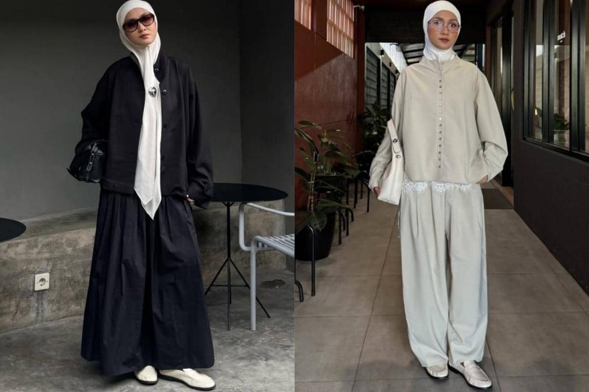 7 Mix and Match Atasan Jaket ala Inas Rana, Fashionable!