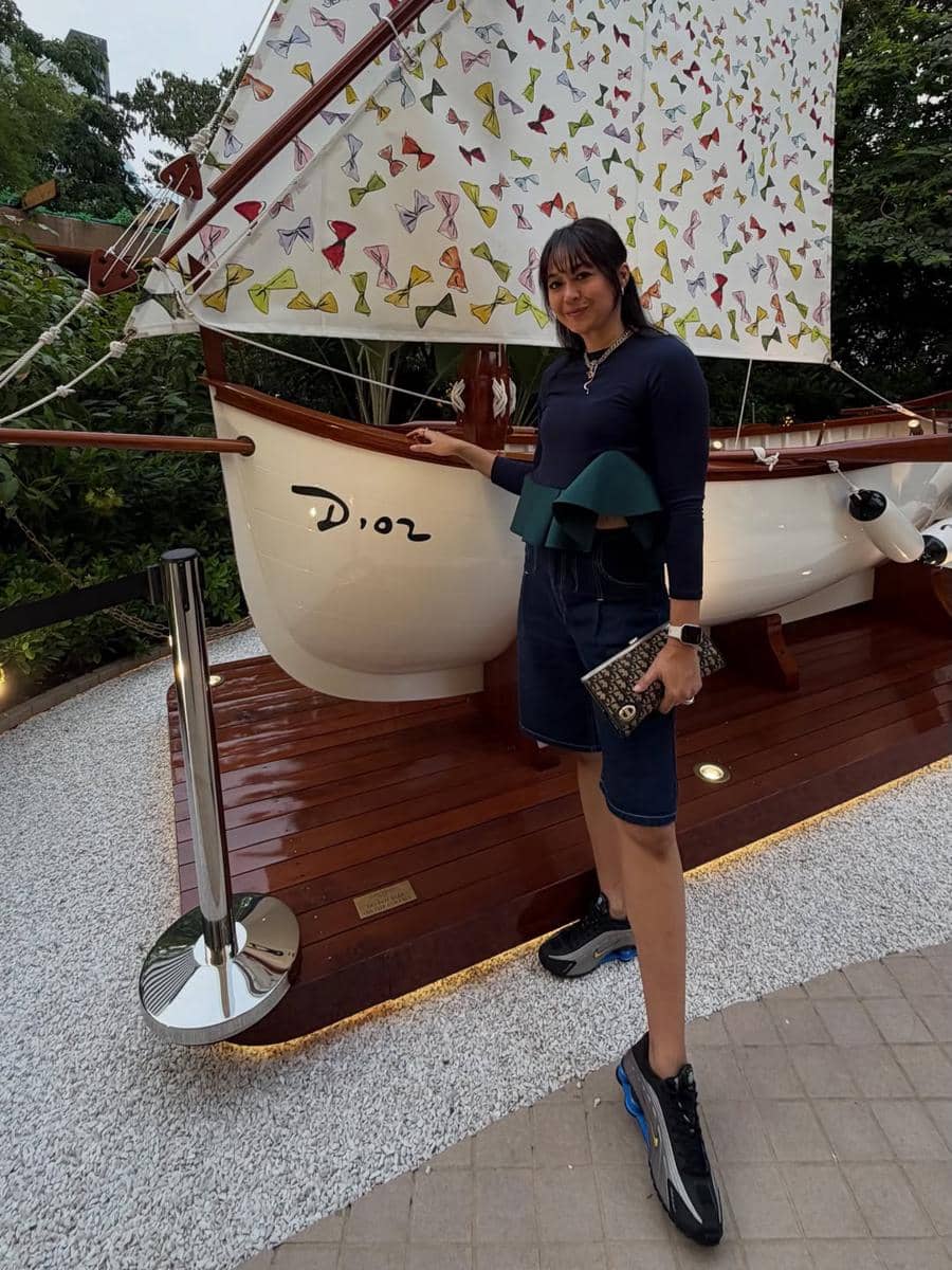 Kenes dan Winky Wiryawan ngafe di Dior Gold House
