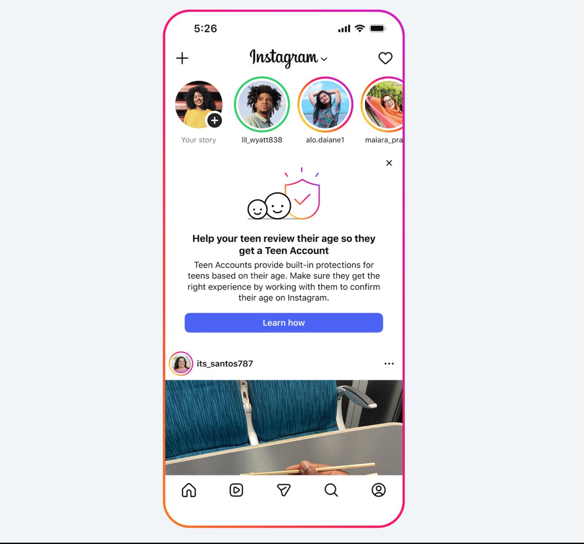 Sistem Teen Accounts untuk memberikan perlindungan dan pembatasan konten sekaligus interaksi bagi pengguna remaja