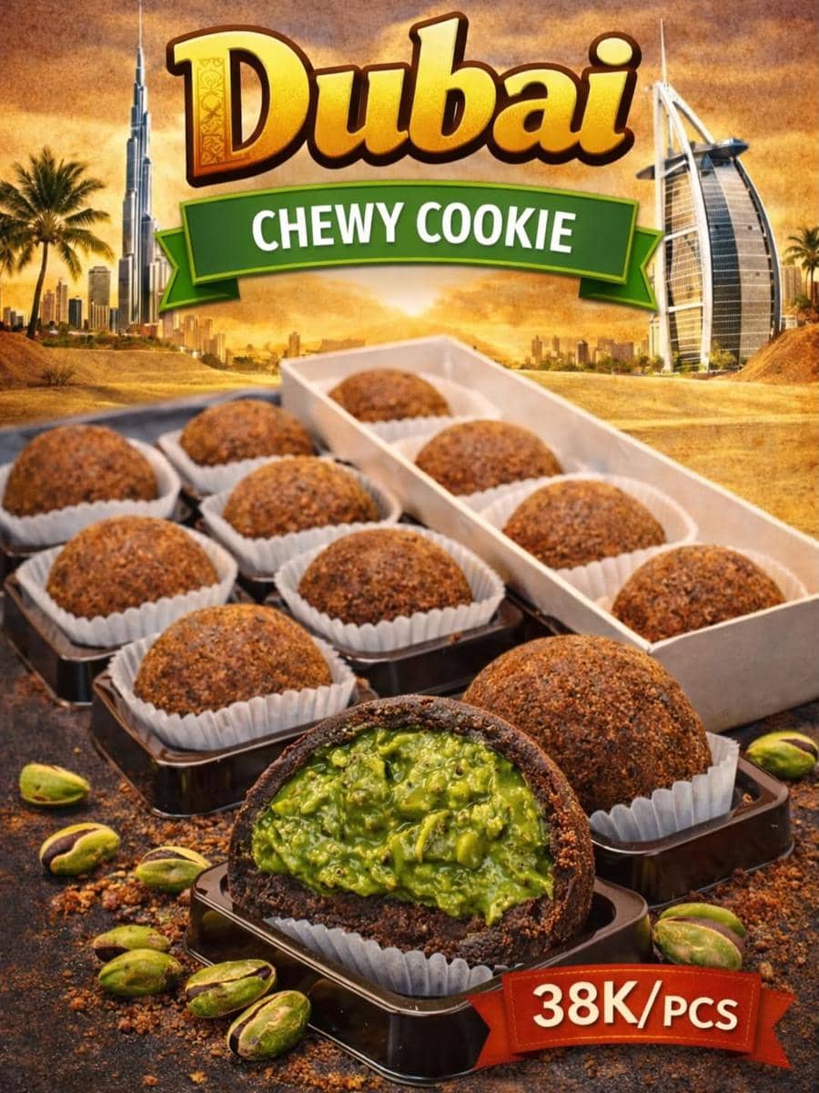 Dubai Chewy Cookie Cakelin Bali (instagram.com/cakelin.id)