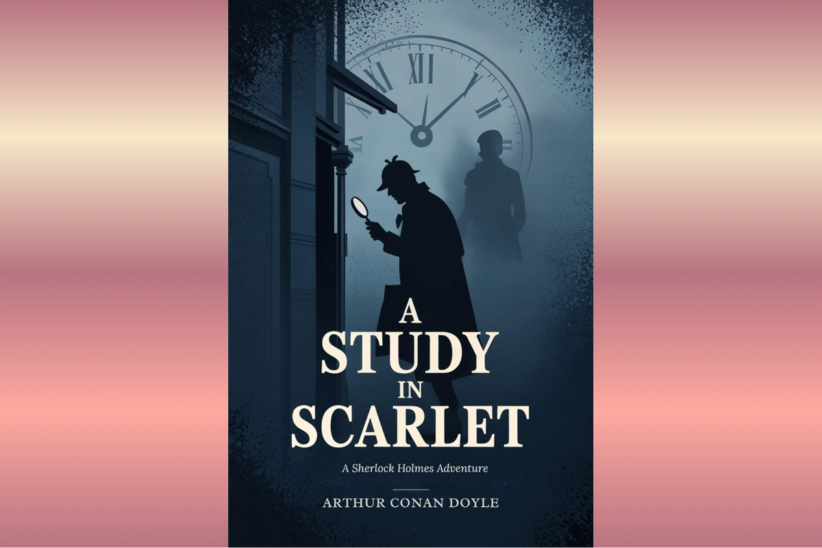 A Study in Scarlet.