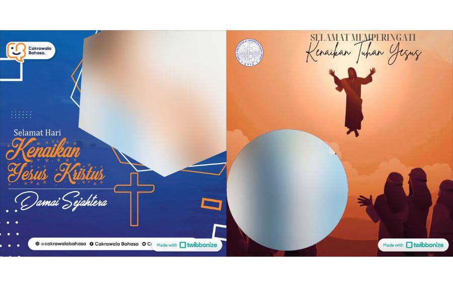 Link Twibbon Kenaikan Yesus Kristus
