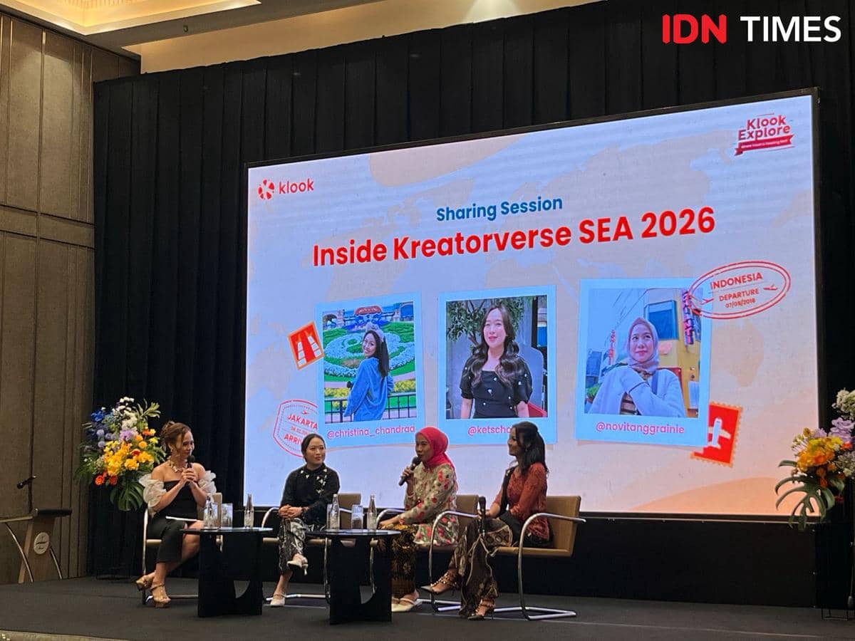 Potret Klook Kreator dalam acara Klook Travel Pulse 2026, The Langham, Jakarta Selatan