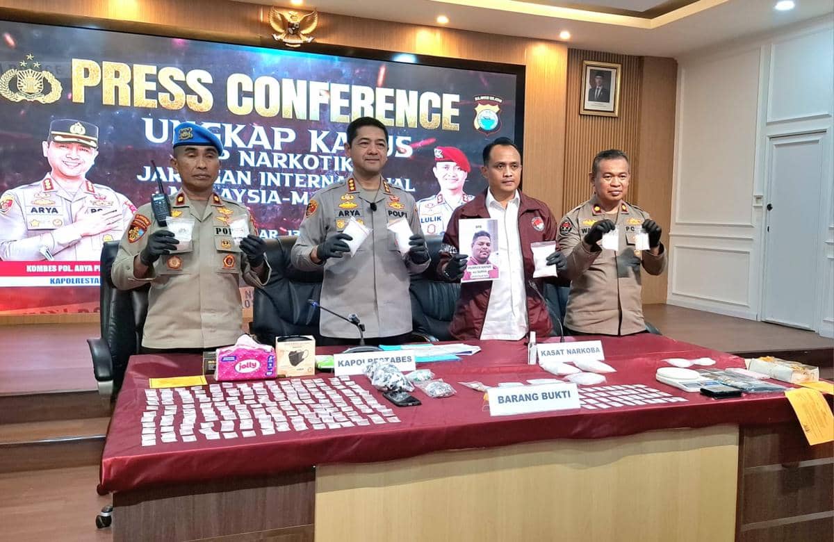 Polisi Bongkar Jaringan Sabu Malaysia-Makassar, 7 Orang Ditangkap