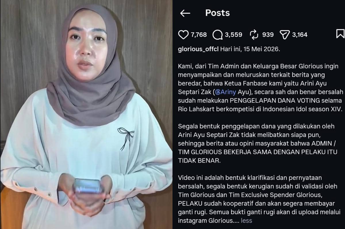 penggelapan dana voting rio idol