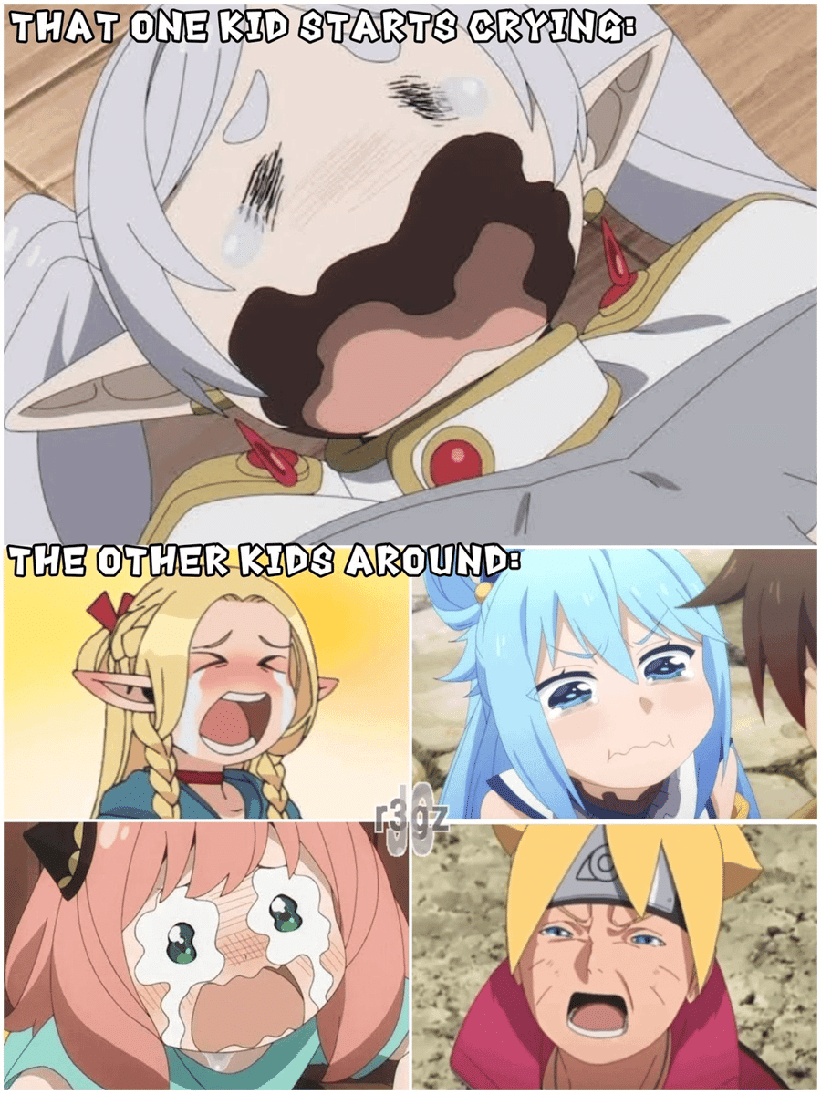meme anime tentang momen menyebalkan