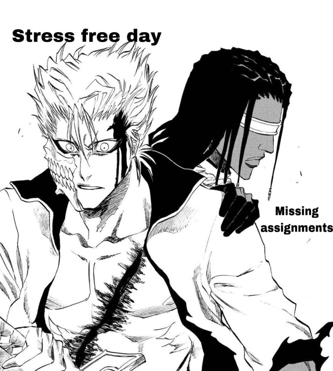 meme anime tentang tugas