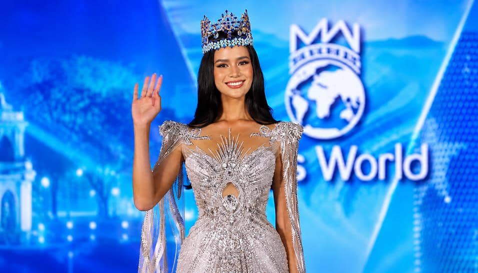 7 Potret Opal Suchata di Kick Off Miss World ke-73, Anggun Banget!