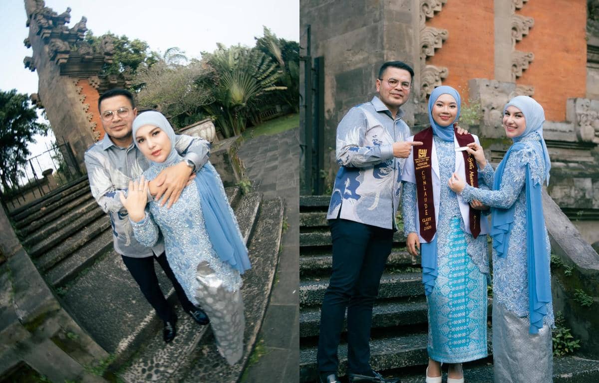 7 Potret Irish Bella Dampingi Anak Sambung Wisuda Dokter, Bahagia!