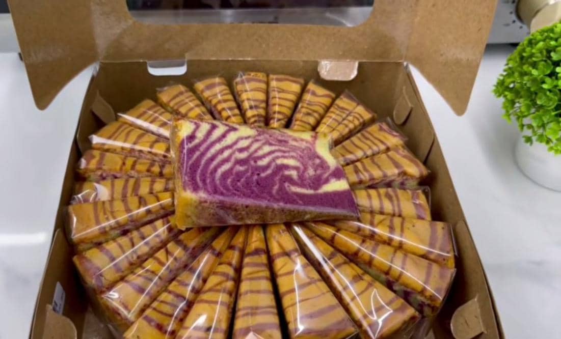 Resep Bolu Zebra Taro yang Lembut, Kue Cantik nan Lezat