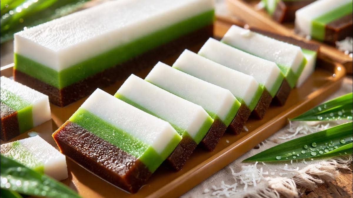 Resep Kue Lapis Singkong Pandan Santan yang Super Harum dan Manis