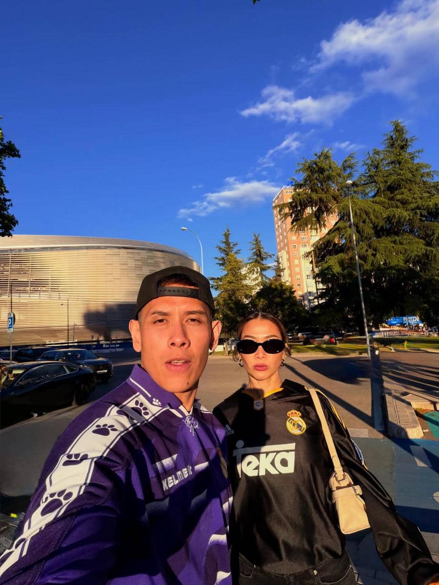 Ganindra Bimo dan Andrea Dian liburan di Madrid