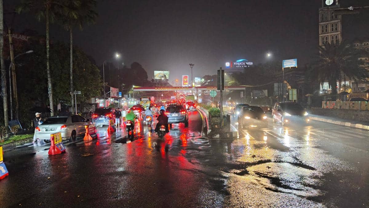 Arus Balik Puncak Bogor Naik 22 Persen, Polisi Terapkan One Way