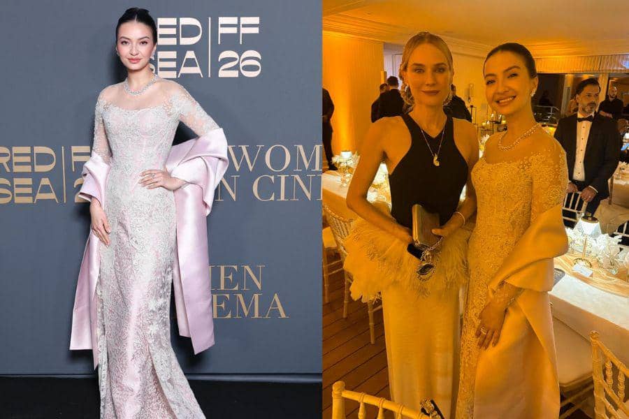 Gaya Raline Shah di Cannes Film Festival 2026, Manis Pakai Brokat