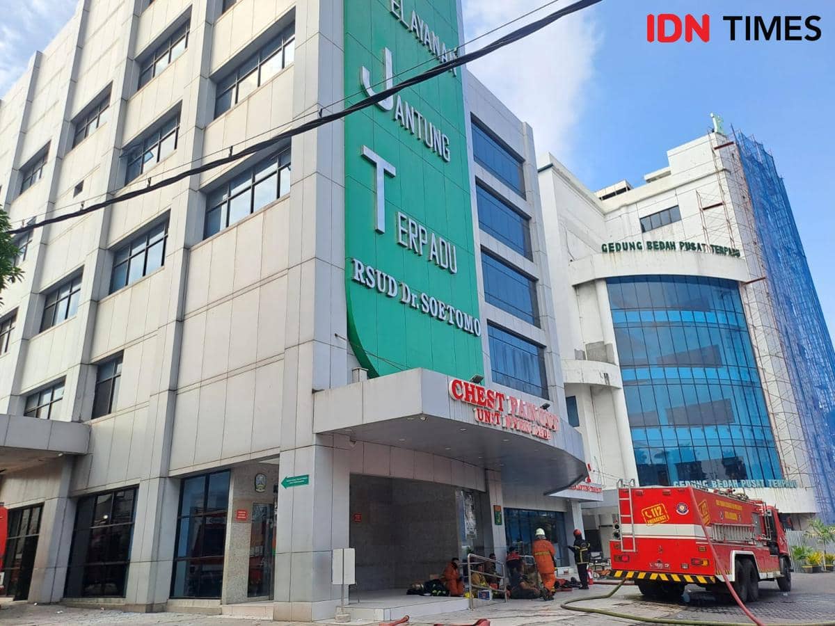 Kronologi dan Penyebab Kebakaran RSUD Dr Soetomo Surabaya