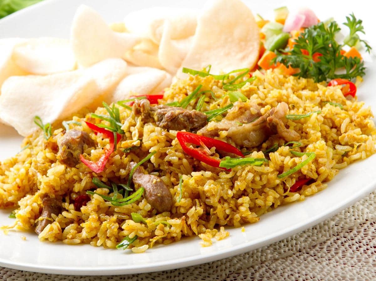 Resep Nasi Goreng Kambing Bumbu Kari, Gurih Aromatiknya Bikin Ngiler