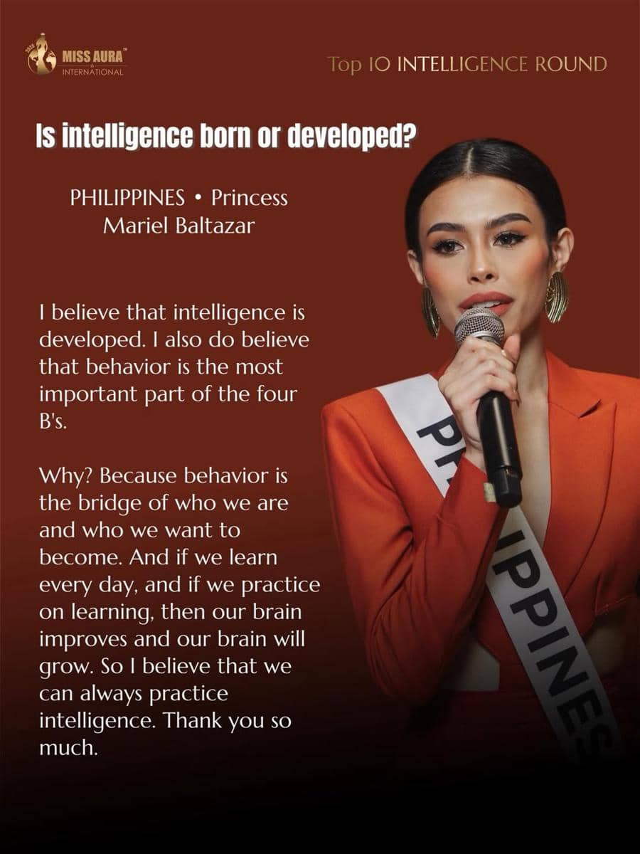 Potret Intelligence Round Miss Aura International 2026