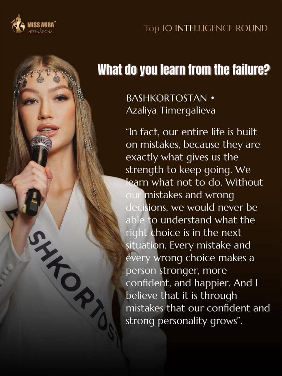 Potret Intelligence Round Miss Aura International 2026