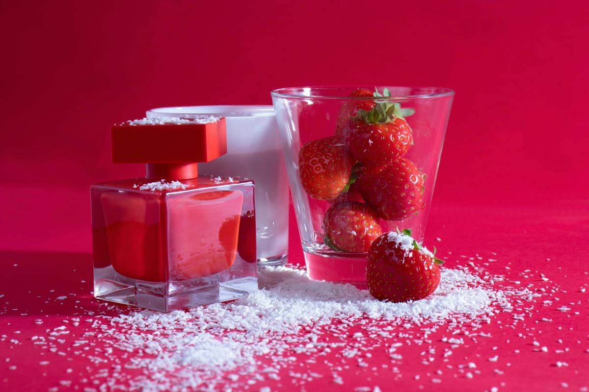 ilustrasi aroma parfum fruity