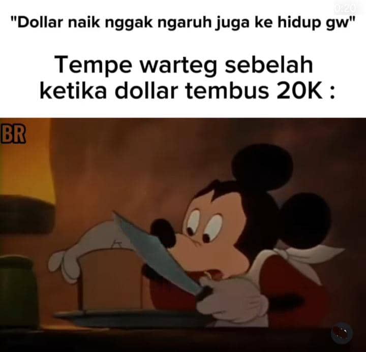 meme dolar naik