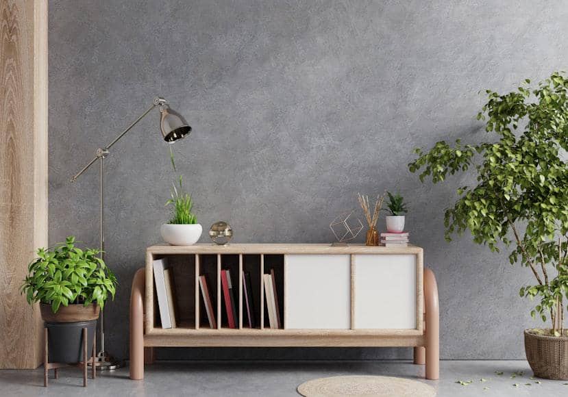 ilustrasi furnitur penyimpanan