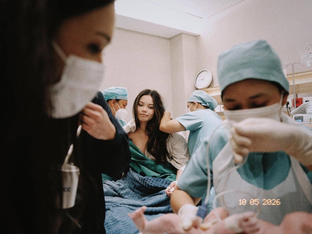 momen kelahiran Alyssa Daguise