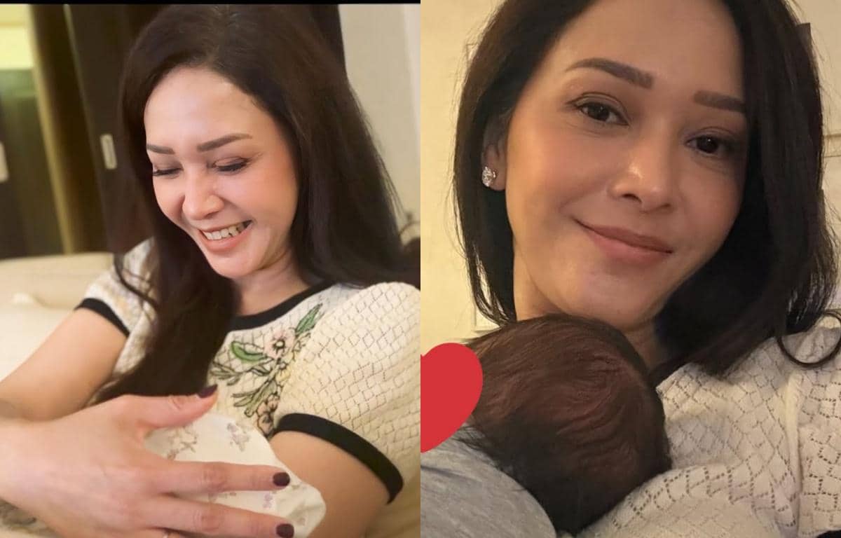 7 Potret Maia Estianty Momong Cucu, Resmi Jadi Nenek!