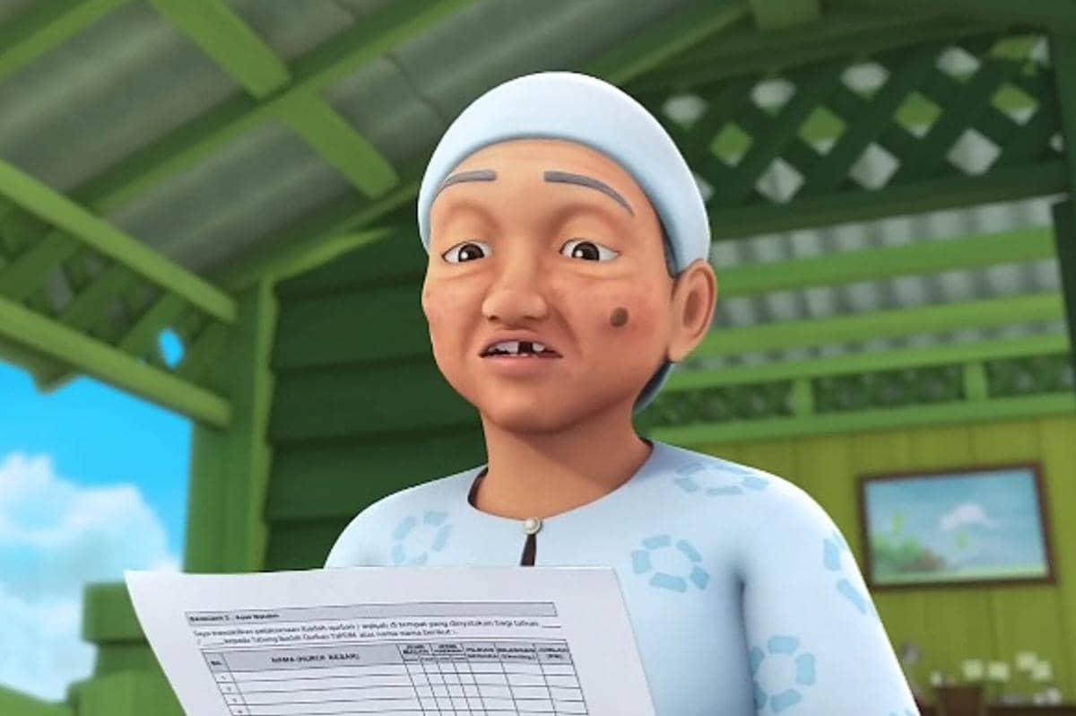 Opah, karakter Upin & Ipin yang ikut berkurban