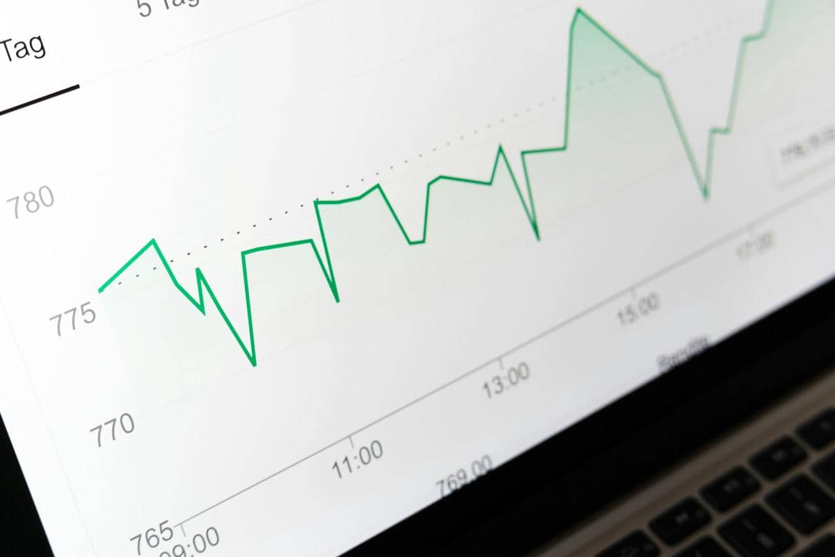 Ilustrasi grafik harga