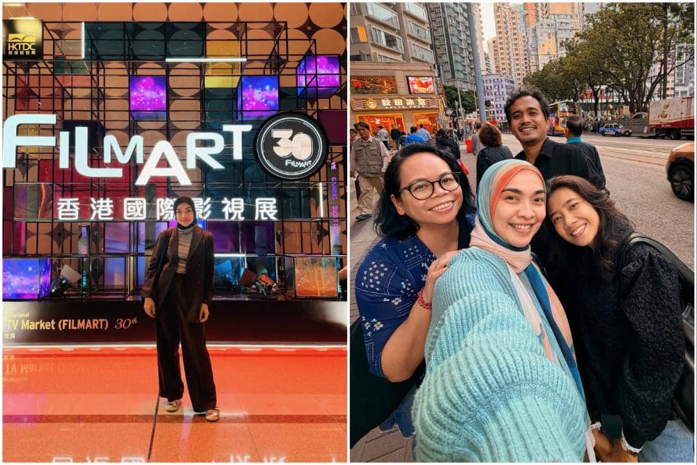 10 Potret Tika Bravani di Hong Kong International Filmart 2026