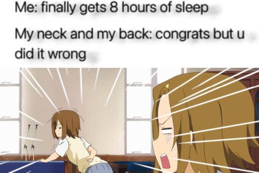 8 Meme Anime tentang Tidur 8 Jam, Cuma Angan-angan?