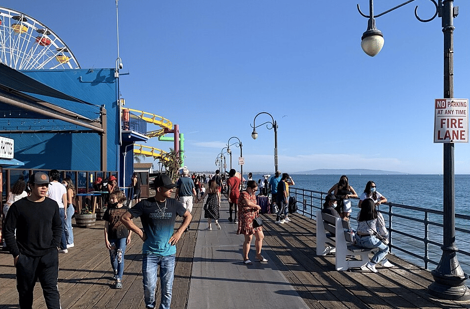Santa Monica Pier, Amerika Serikat