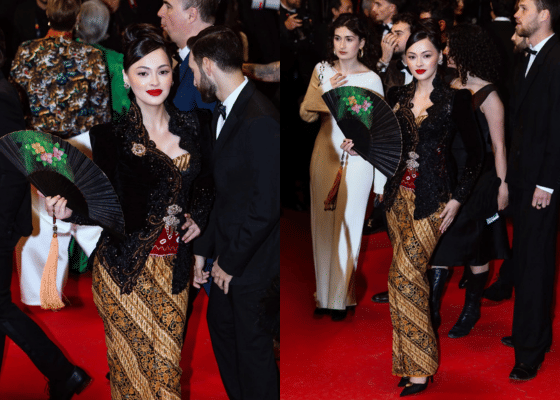 7 Potret Jolene Marie di Cannes Film Festival 2026, Pakai Kebaya!