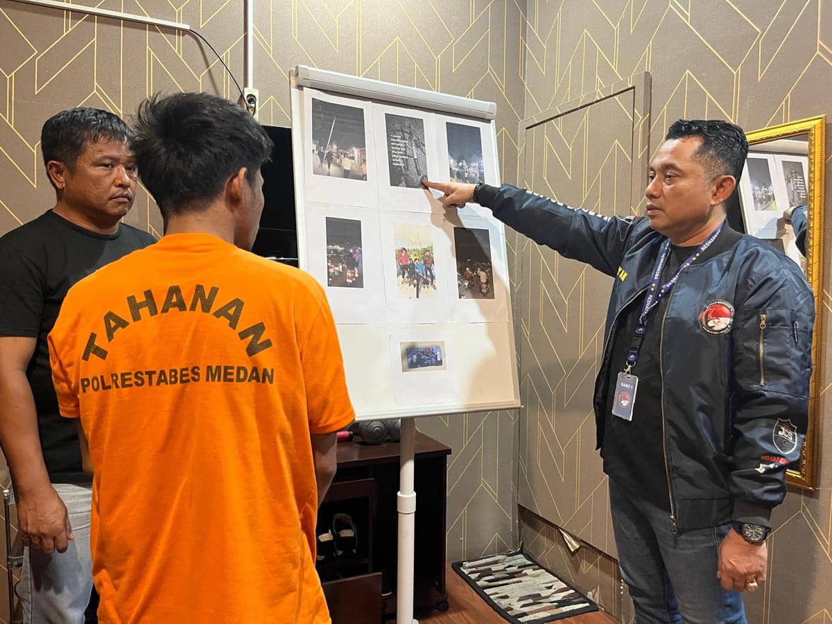 Panglima Geng Motor Ditangkap saat Jadi Kurir Vape Narkoba di Medan