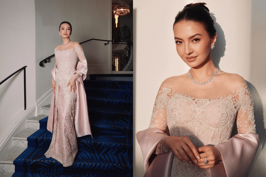 Detail Look Kebaya dan Perhiasan Raline Shah di Cannes 2026, Berkilau!