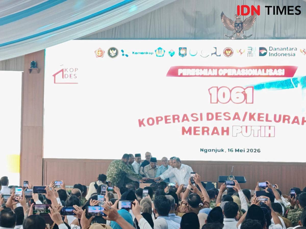 Prabowo Resmikan 1.061 Koperasi Merah Putih, Dikerjakan 7 Bulan