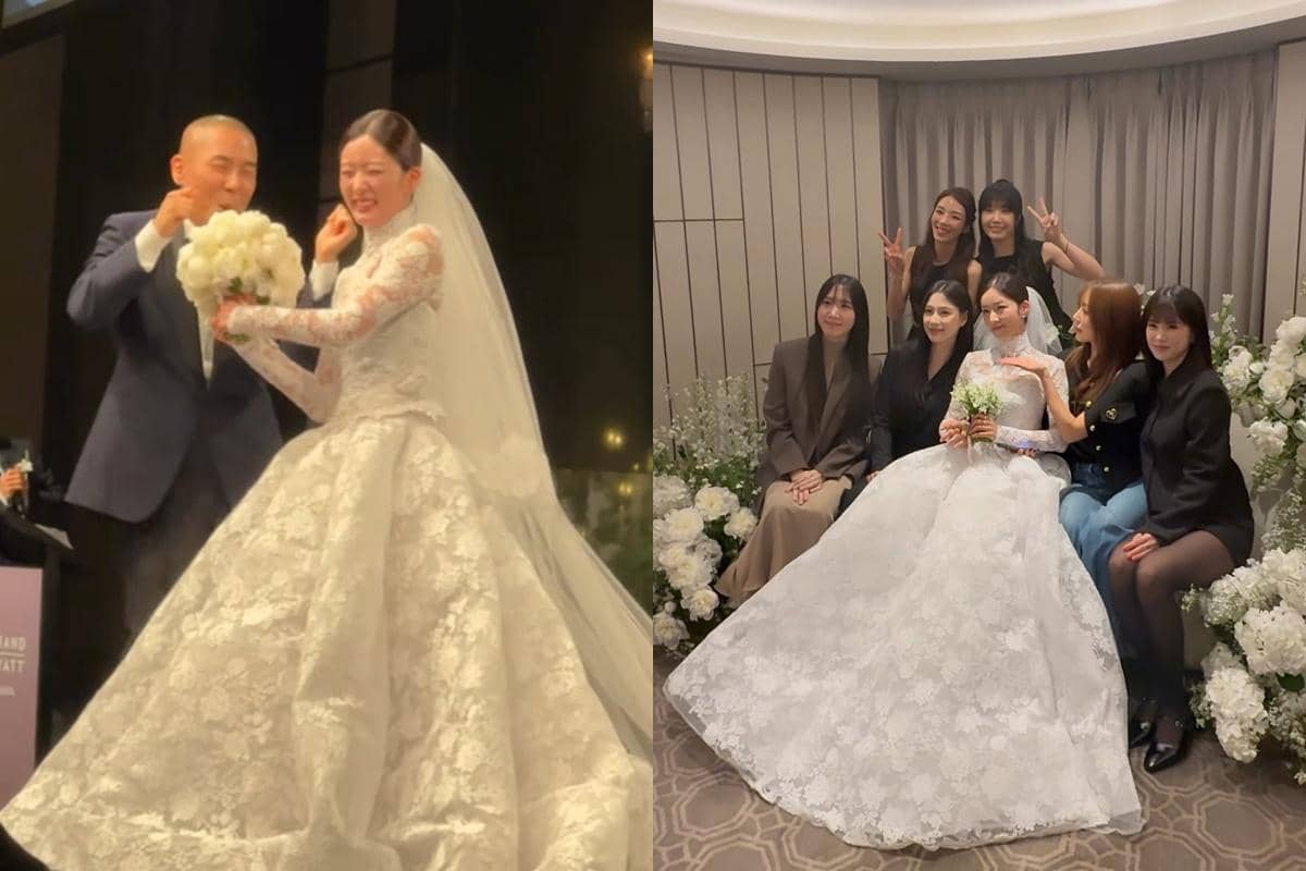 8 Potret Pernikahan Bomi Apink dan Produser Rado, Syahdu dan Khidmat