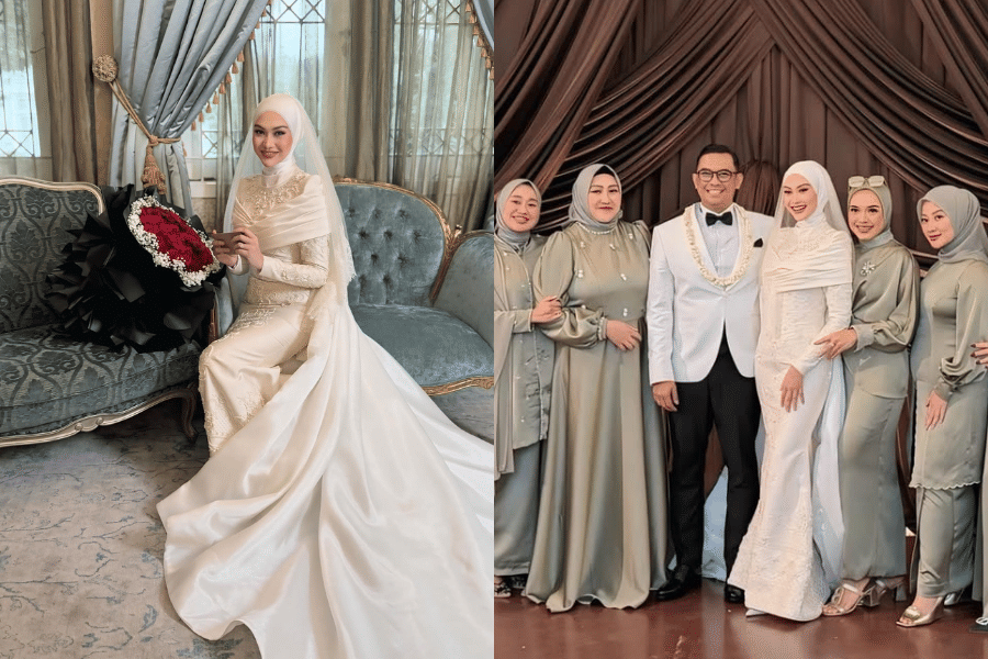 7 Detail Look Indah Nada Puspita di Akad Pernikahannya, Intimate  