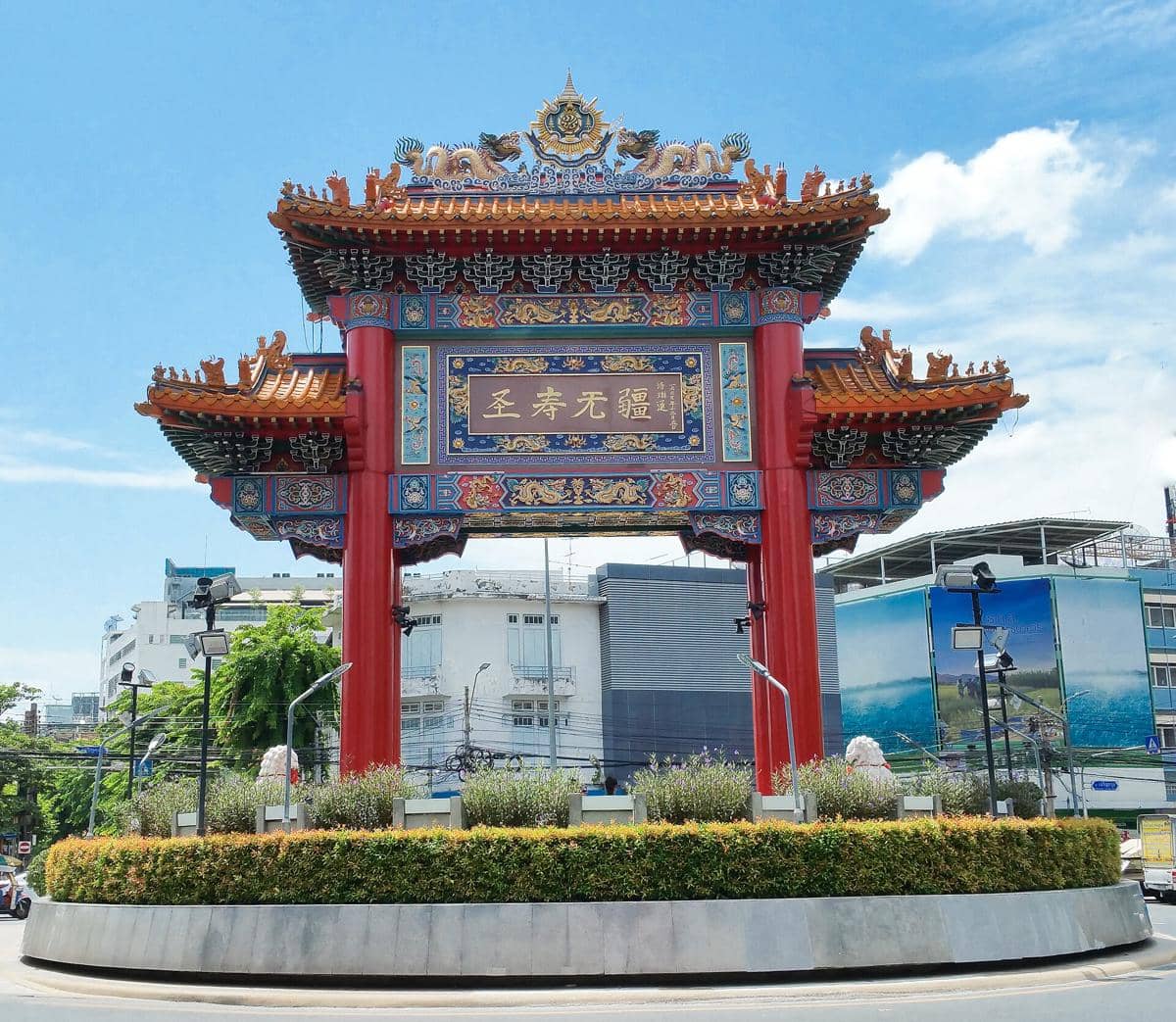 potret Chinatown Gate, Bangkok