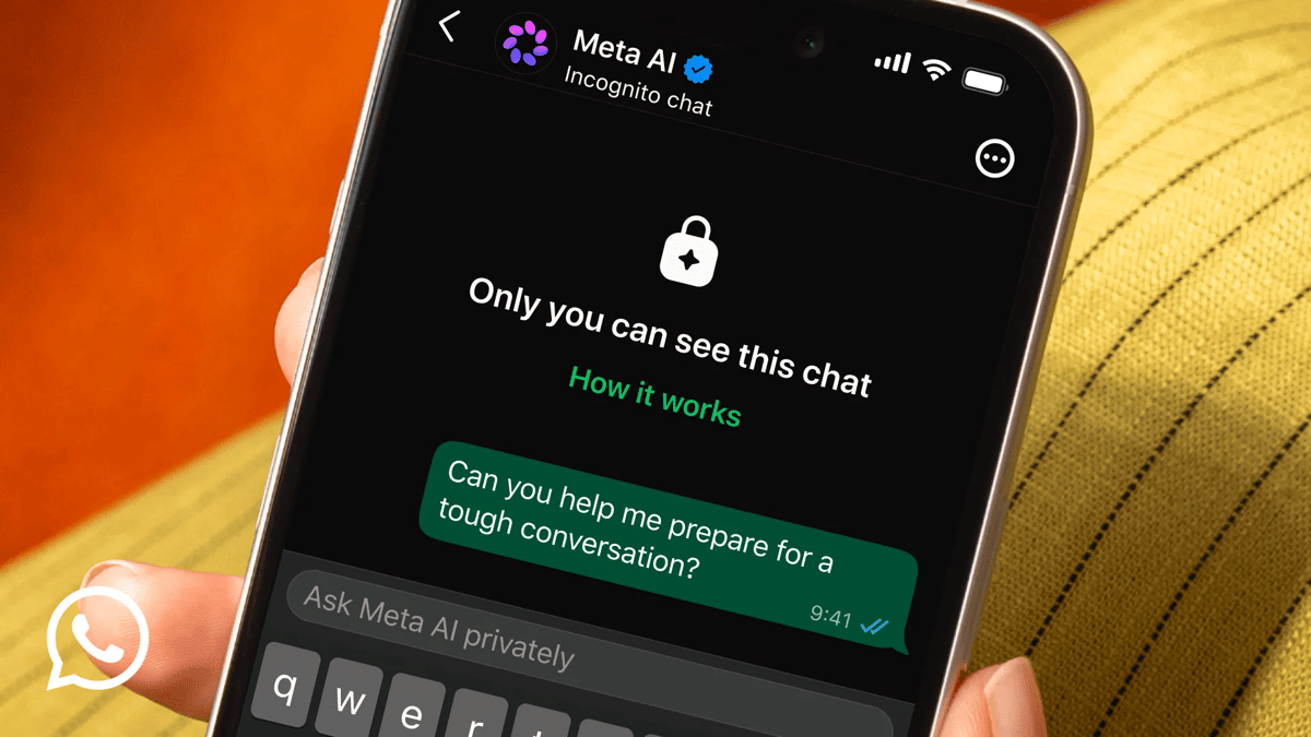 WhatsApp rilis mode incognito untuk chat bersama Meta AI