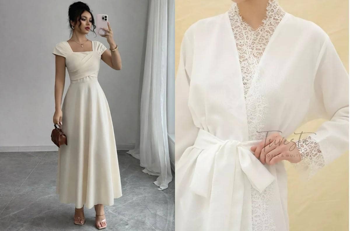 8 Rekomendasi Baju Bridal Shower, Gaun hingga Kimono!