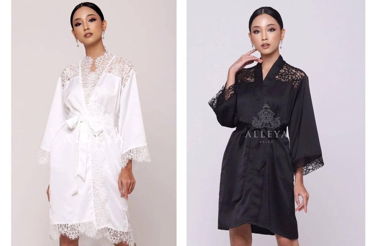 Martalle Bridal - Acacia Series Kimono Wedding