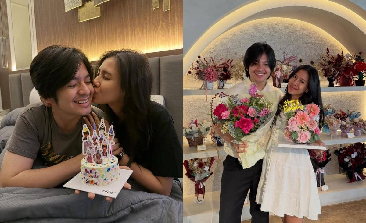 7 Potret Ulang Tahun Ke-26 Angga Yunanda, Dapat Kejutan dari Shenina!
