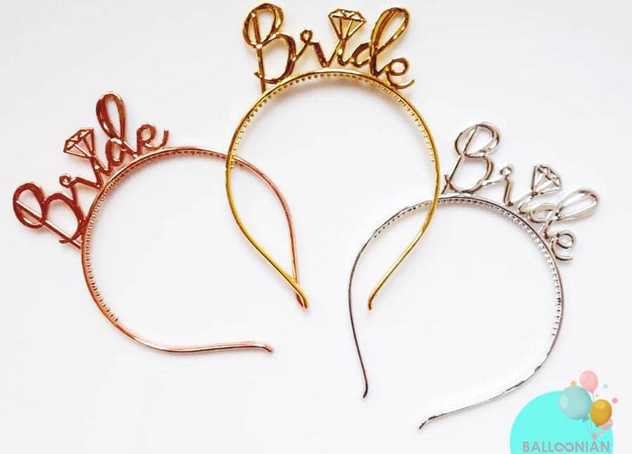 5 Rekomendasi Bando Bridal Shower, Properti Wajib Bride to Be!