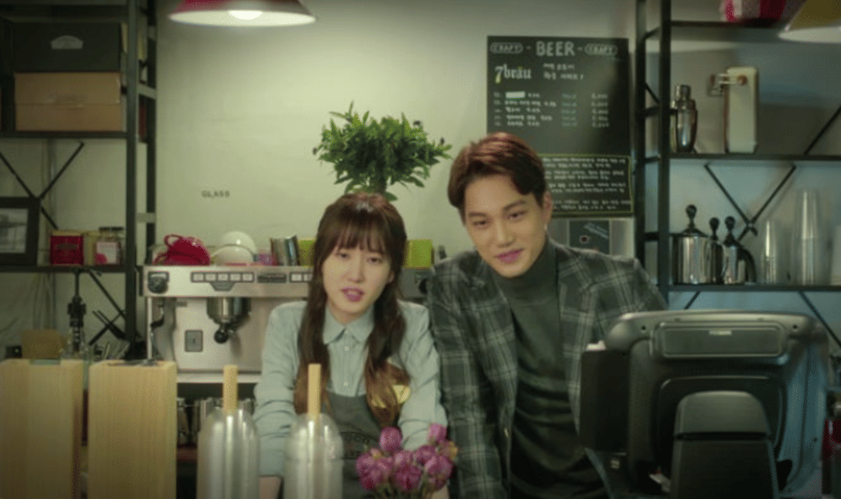 Park Eun Bin dan Kai di drama Choco Bank
