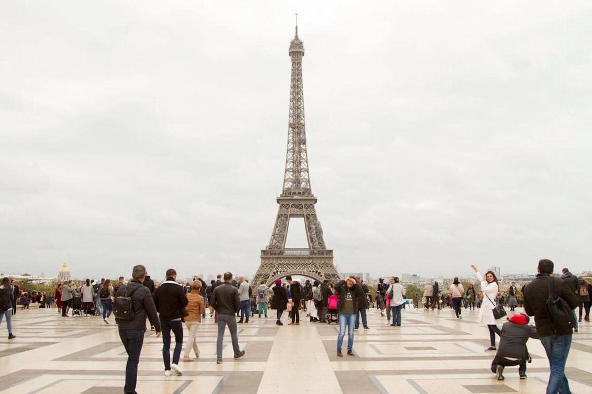 Menara Eiffel di Paris, Prancis. 